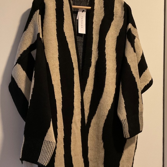 TOPSHOP. Long Coatigan NWT - Picture 12 of 13